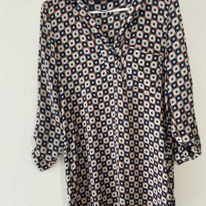 Retro silk dress